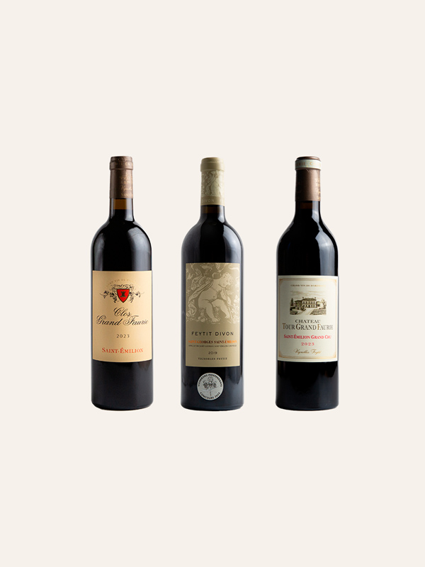 Box « Trio Découverte Château Tour Grand Faurie » (3 bouteilles)